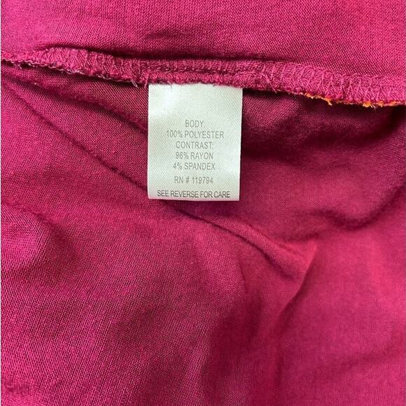 Live And Let Live Womens Plus Size 1X Drape Top Polyester/Rayon - Picture 6 of 9